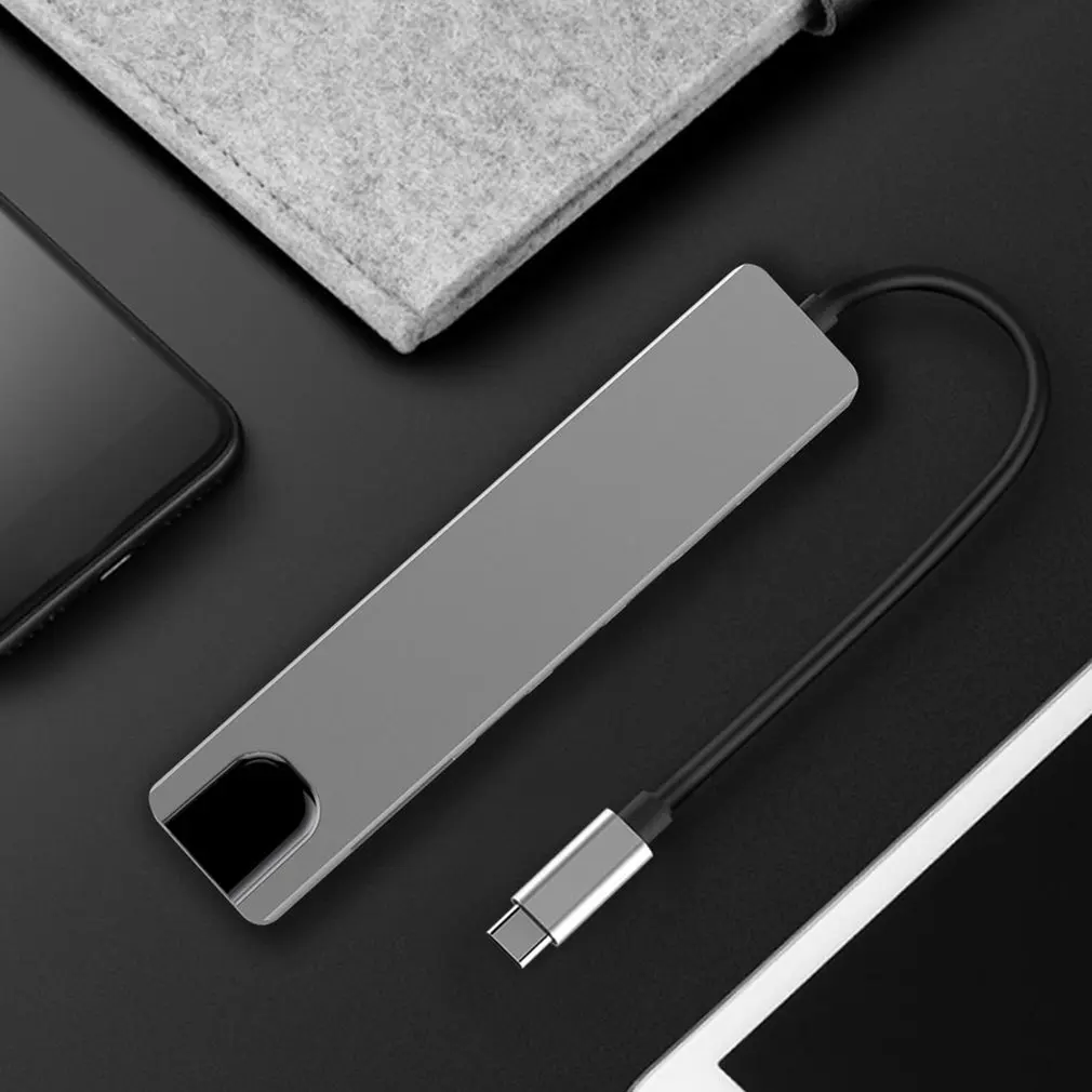 Концентратор адаптер 8 в 1 Порты USB 3 0 Тип C Hdmi концентратор Usb до 4K 30 Гц HD ноутбук PD