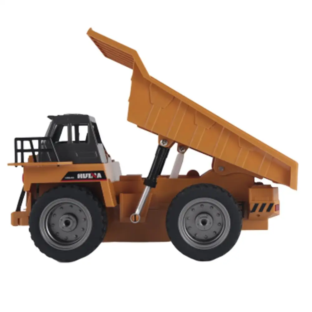 RCtown RC инженерный автомобиль HuiNa игрушки 1540 шестиканальный 1/18 RC металлический самосвал зарядка RC модель автомобиля игрушка