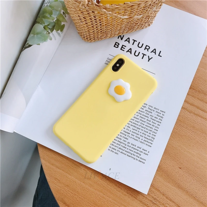 Забавный 3D яйцо силиконовый чехол для телефона на huawei p smart plus z y9 y7 y6 y5 prime pro Симпатичные, из мягкого ТПУ задняя крышка