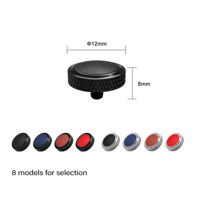 Enhance your camera with the Durable Metal Soft Shutter Release Button