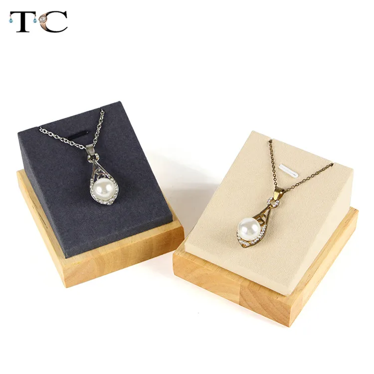 

Luxury Solid Wooden Pendant Jewelry Display Stand Organizer Rack Log Earrings Chain Jewellery Holder Shelf Storage Showing Frame