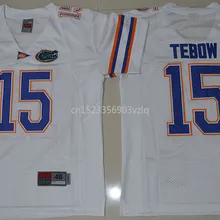 Новое поступление высокое качество Tim Tebow футболка колледжа майки#15Tebow молодежные майки S-XL