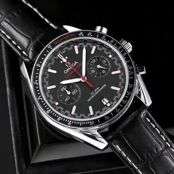 

Omega- Luxury Brand quartz women Watches Quartz Watch Stainless Steel Strap wristwatch classic business dress men watch 8567