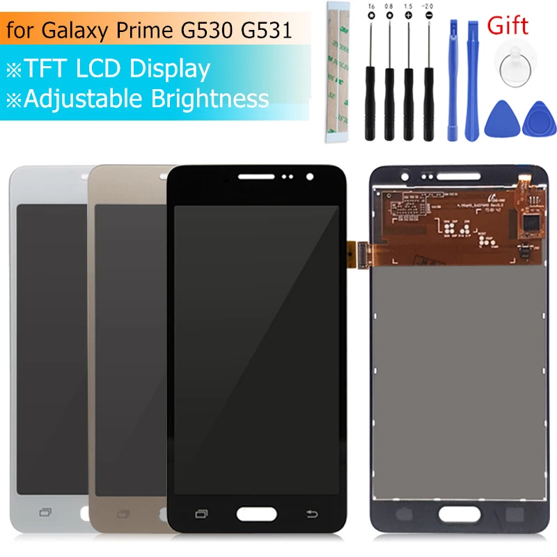 Pаспродажа Для samsung GALAXY Grand Prime дисплей g530 ЖК дисплей кодирующий преобразователь сенсорного экрана в сборе G531H G531f G531FZ дисплей Запчасти