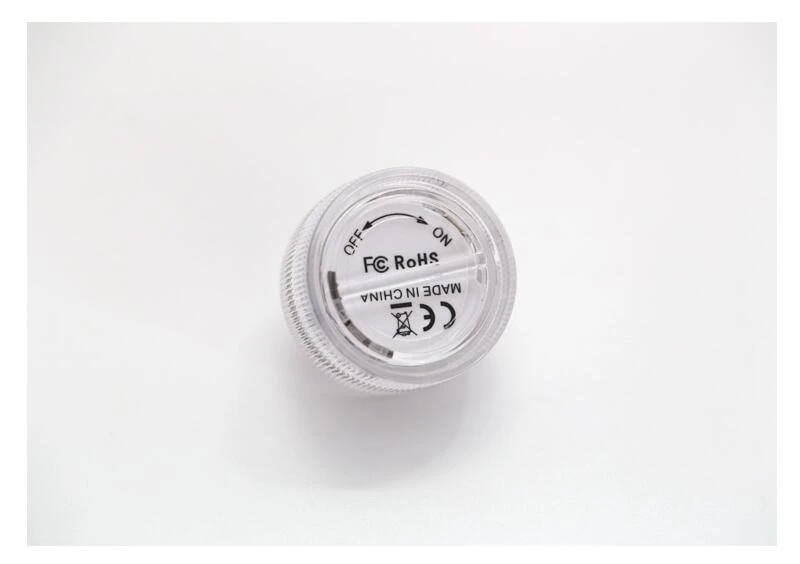 11 Waterproof  LED Lamp LED Aquarium Light Round Shaped Fish Tank Decoration Candle Lamp Plastic Submersible Lighting