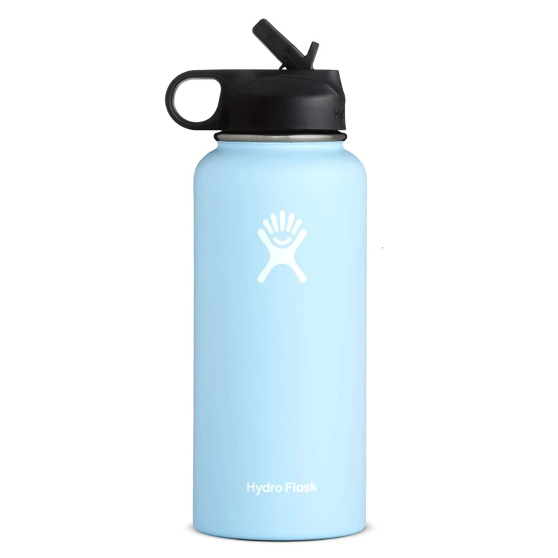 straw lid frost Hydroflask Frost Hydro Flask Lilac 32 oz бутылка Hydroflask дропшиппинг - Цвет: straw lid frost