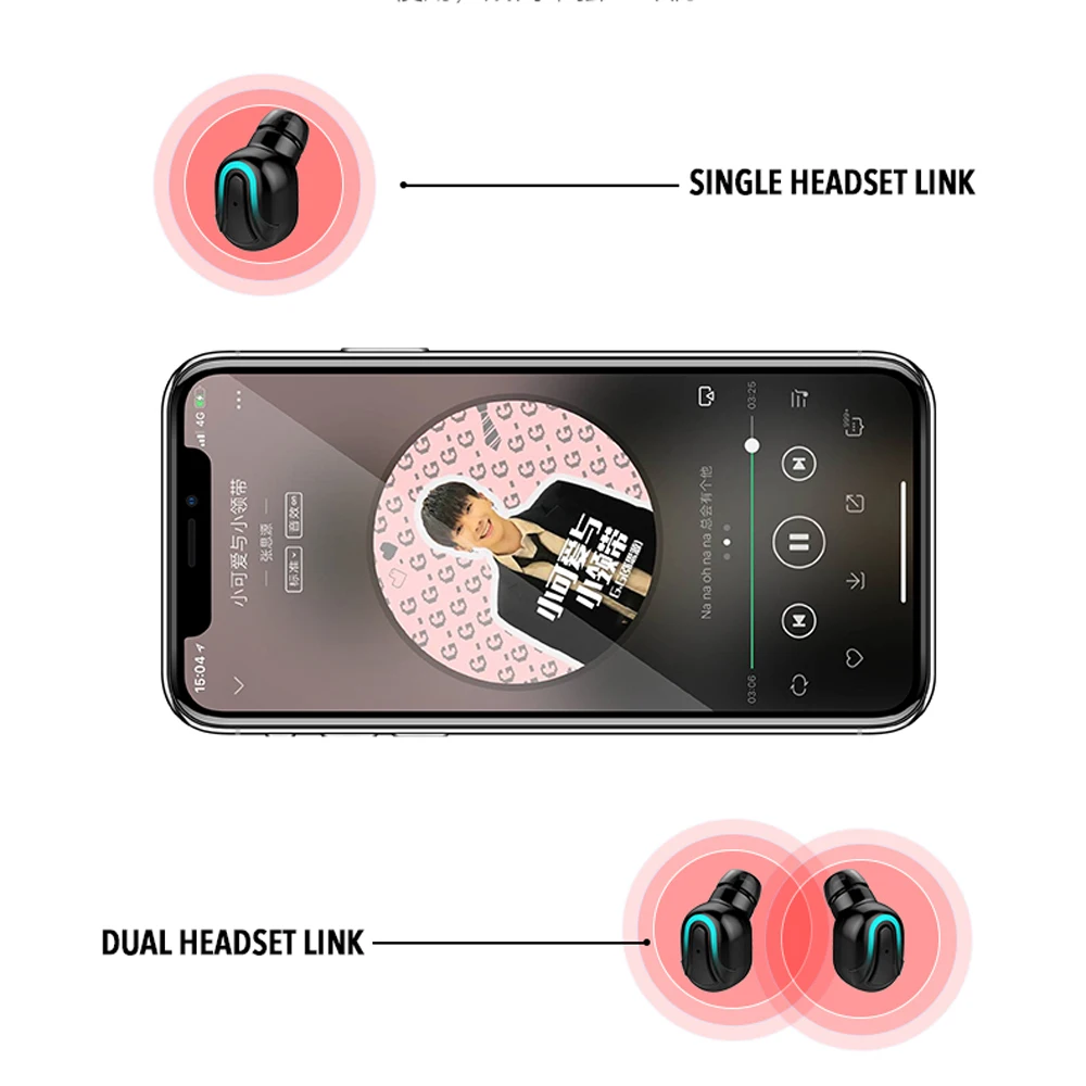 Беспроводные наушники Bluetooth V5.0 F9 TWS беспроводные Bluetooth наушники светодиодный дисплей с 1200 мАч power Bank гарнитура с микрофоном