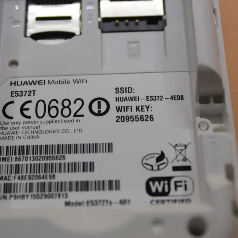 Разблокированный беспроводной маршрутизатор huawei E5372 E5372T с антенной 4G LTE мобильный MIFI роутер Карманный wifi-роутер PK E5577, E5573