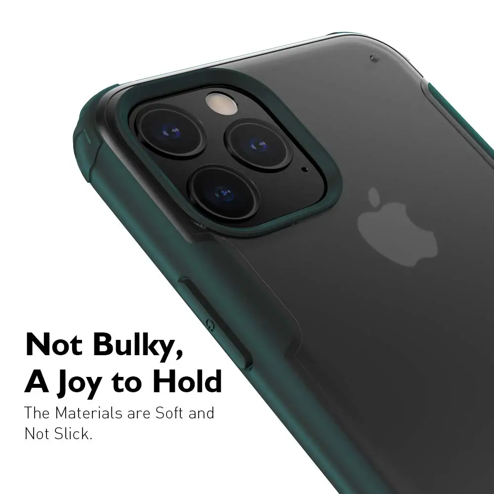 Для iPhone XR Xs 11 Pro Max чехол, ультра тонкий матовый прозрачный ПК задняя крышка с резиновым ТПУ бампер противоударный чехол