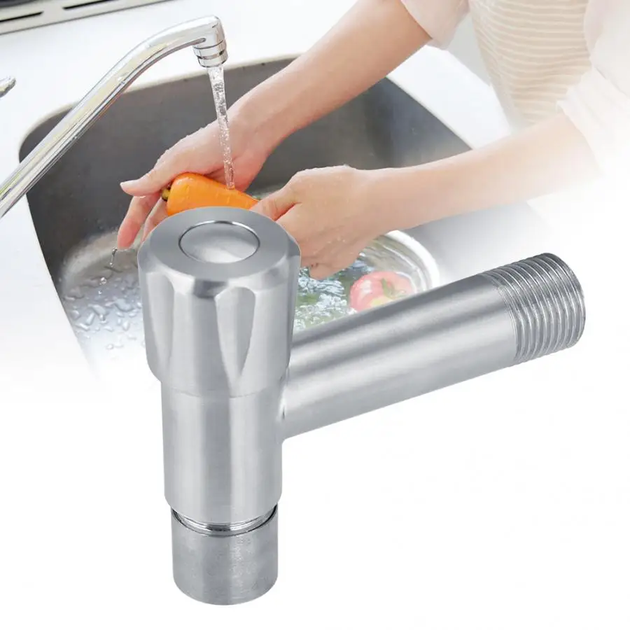 Кран для стиральной машины из нержавеющей стали кран раковины холодной и горячей