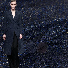 Перламутровый шелк Франция люрекс стерео Твид ткани осенний пиджак платье костюмы материалы для одежды швейная ткань метр