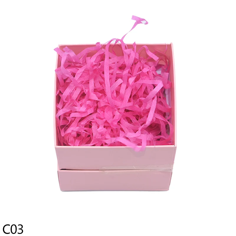 C03 10/20/50 г DIY бумажная рафия измельченные морщинка Бумага конфетти подарки/коробка наполнение Материал наряд в качестве подарка на день рождения Свадебная вечеринка украшения свадебные принадлежности - Цвет: C03