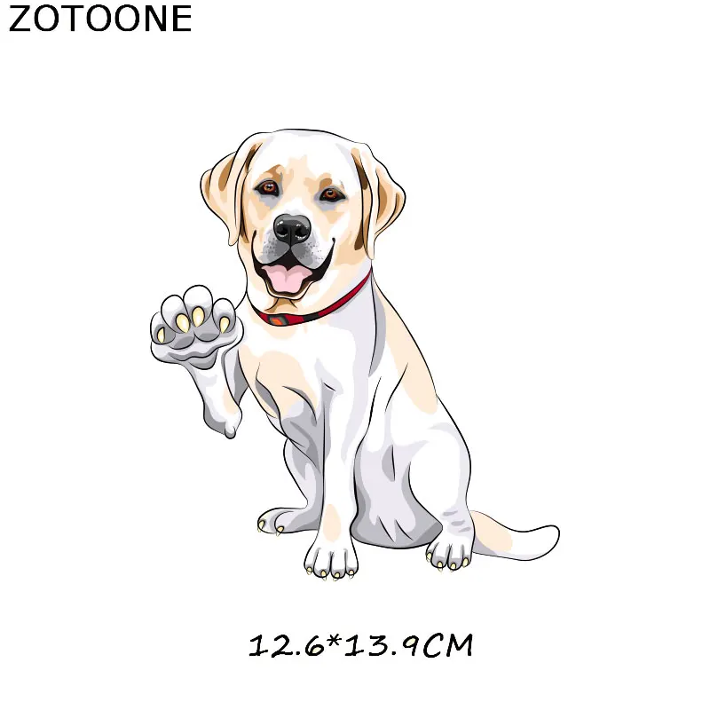 84 ZOTOONE милая собака мультфильм Железная на патч для детей наклейка на одежду DIY животных Тепловая аппликация передачи для футболки с принтом G - Цвет: 84