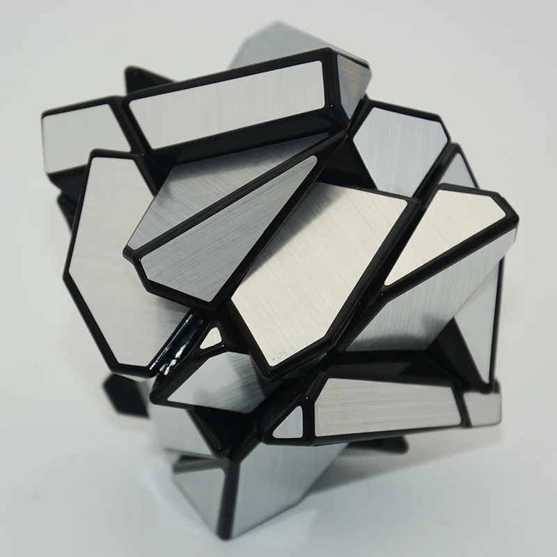 Lefun FangCun Black Base Ghost 6cm Cube Magico 3x3 Strange-shape Magic Cube Puzzle Hollow Sticker SpeedCube Educational Toys 3
