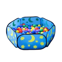 Прямая от производителя, детский бассейн с Луной и звездами, игровой домик для помещений, детский игрушечный бассейн с волнистым мячом,, Складывающийся забор