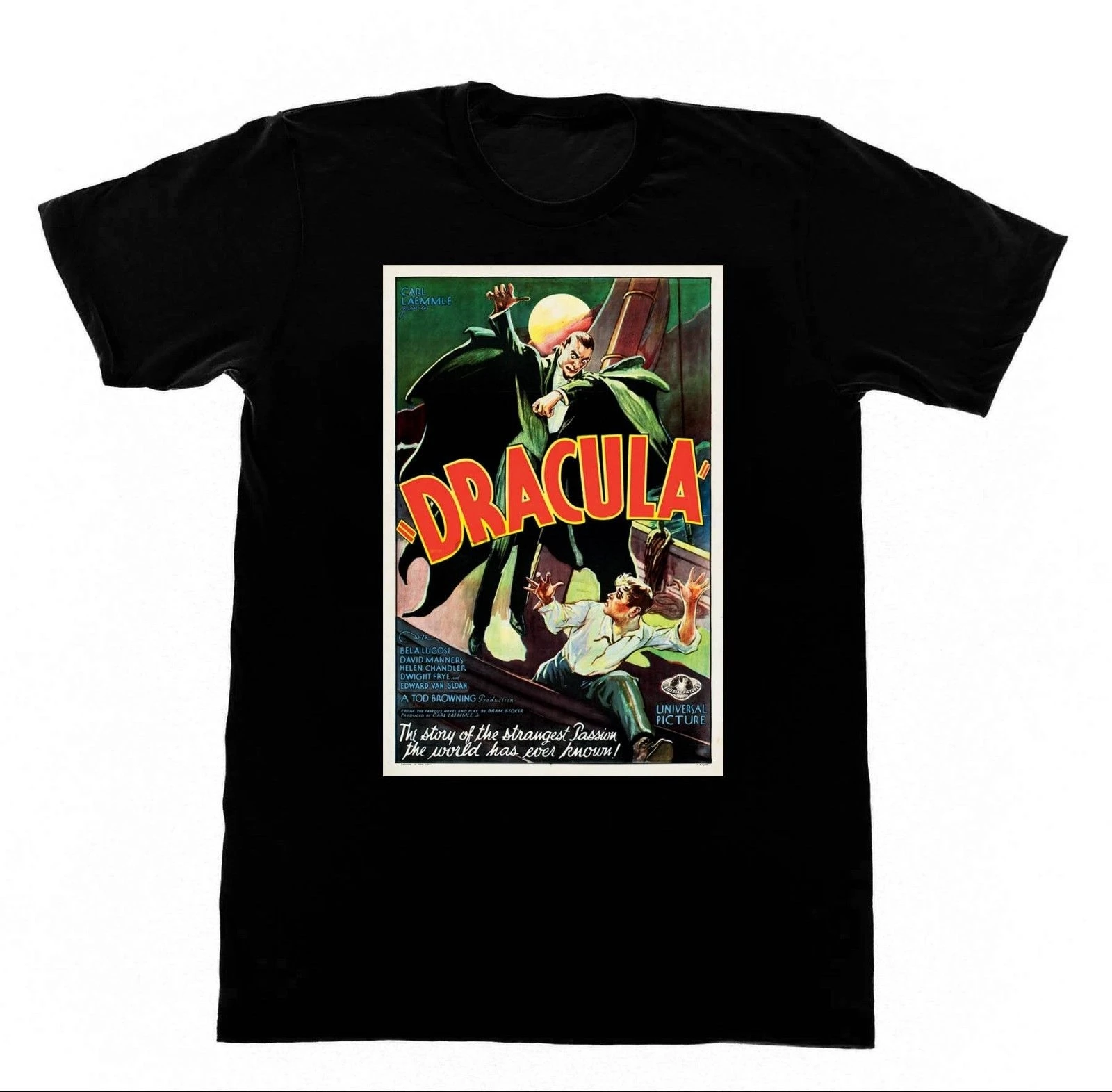 Бела лугоси-Дракула футболка вампир классический фильм ужасов оккультная с
