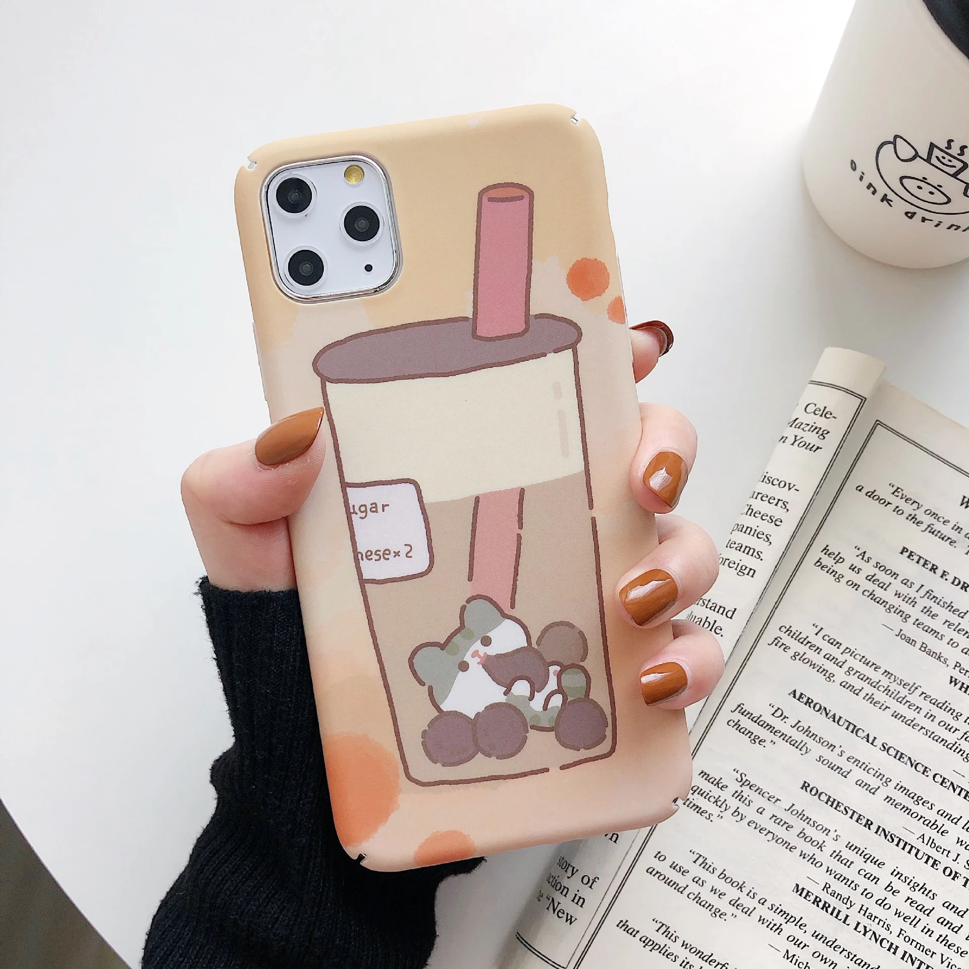 Cute Japan Funny Drink Graffiti Anime Phone Case For iPhone 11 Pro Max XR X Xs Xsmax 6 6S 7 8 Puls Cases Soft Silicon Cover Capa |