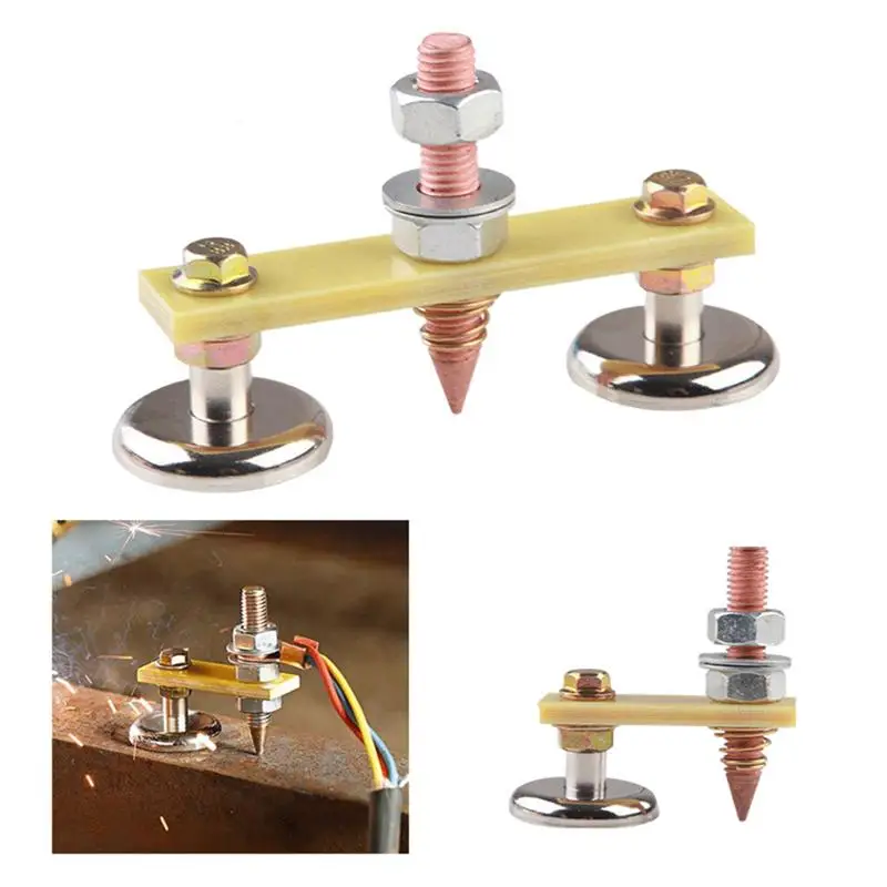

Strong Magnetic Welding Ground Iron Artifact Locator Soldering Iron Magnetic Welding Tool (Double End Strap With Wire Tail )