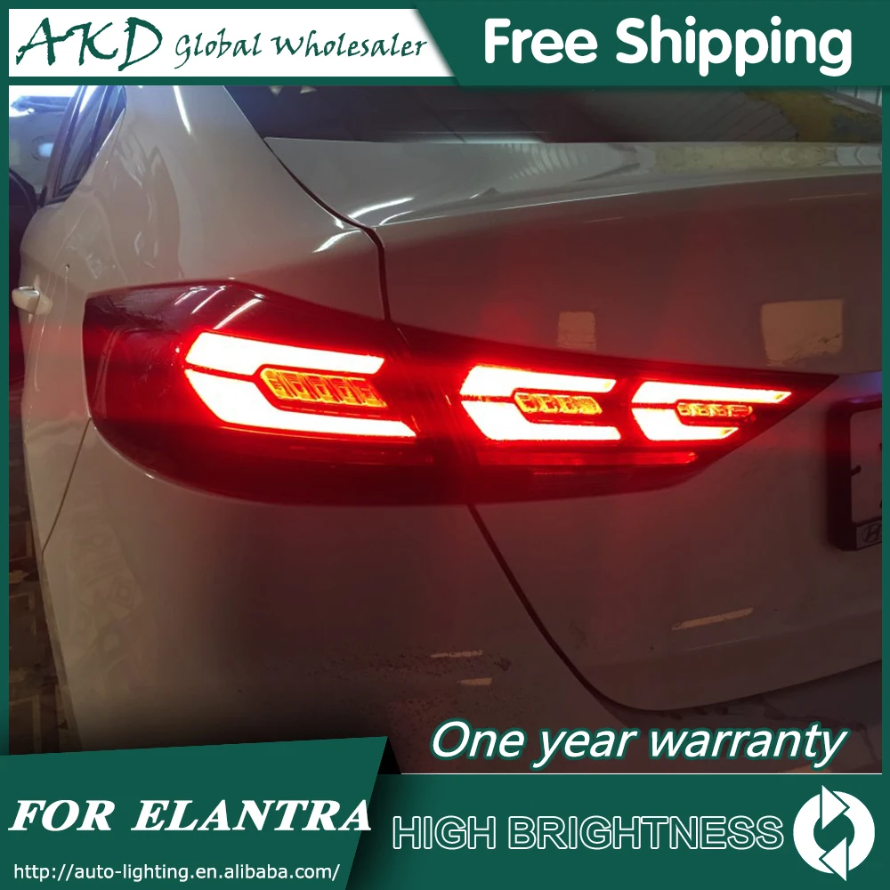 

Tail Lamp For Car hyundai Elantra 2016-2019 Tail Lights Led Fog Lights DRL Daytime Running Lights Tuning Car Accessories