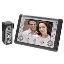 Sistema de vídeo porteiro, porteiro visual campainha 7 ''tft cor lcd monitor 700tvl externo ir câmera suporte desbloqueio de desbloqueio