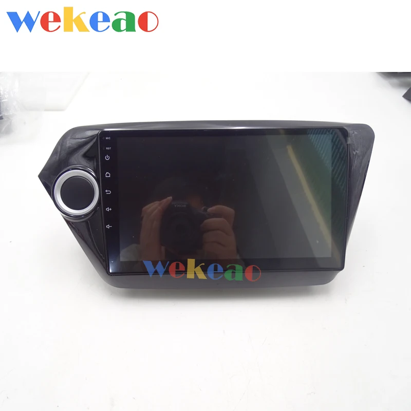 Wekeao сенсорный экран " Android 9,0 Автомагнитола для Kia K2 Rio Android авто gps навигация 2012