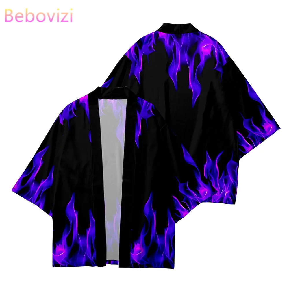 Модный женский и мужской кардиган горячая распродажа мультяшное кимоно в стиле
