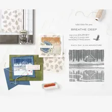 

Reflected In Nature Forest Etal Cutting Die And Stamps Scrapbooking Diy Decoration Craft Embossing Stencil Handmade 2021 New