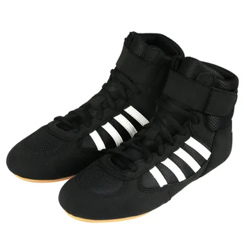 

2019 High Quality Men Women Wrestling Shoes High Boxing Shoes Rubber Outsole Breathable Wrestling Sneakers Couples