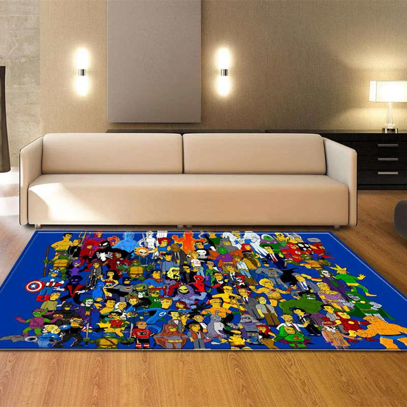 Comic Smiles Alfombras Para La Sala абсорбирующий коврик для ванной открытый яркий коврик Tapete Banheiro ковер Tapete Grande - Цвет: As Picture