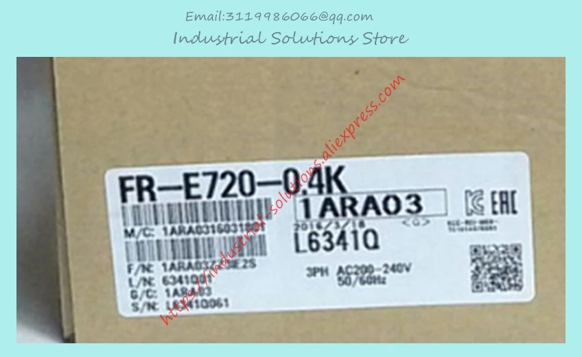 Новый оригинальный инвертор FR-E720-0.4K 220 v 0.4kw общие ловко