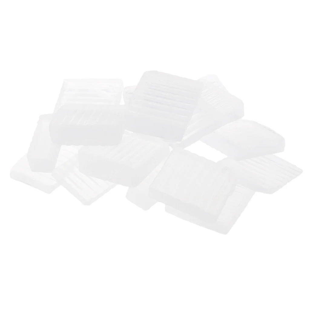 Organic Clear Glycerin Soap Base Melt&Pour All Natural Bar for DIY Handmade Soaps Raw Material Craft Making Supply 1KG 18x30x4cm