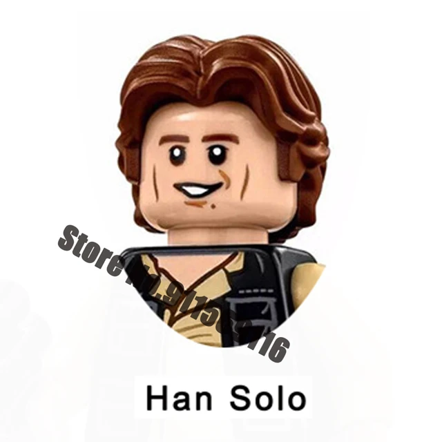 Jar Jar Binks Chewbacca Tusken Raider Han Solo Building Blocks Jawas Leia Ewoks Amidala Gamorrean Star Brick Figure Wars Toys PG662