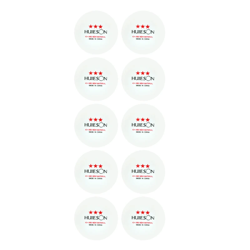 Huieson 10pcspack Table Tennis Balls 3 Star 2.8g 40+mm New ABS Plastic Ball For Ping Pong Training Drop Shipping (1)