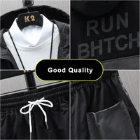 Men’s Hooded Tracksuit 2021 Brand New Streetwear Patchwork Men’s Sets 2 Piece Jacket+Pants Casual Sport Suit Plus Size 8XL