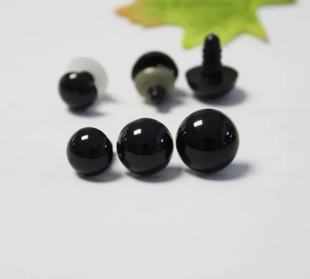 Plastic Safety Eyes Mixed Size For Amigurumi Toys 4.5mm -15mm can