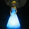 1 PCS Kids Toy Elsa Anna Sofia LED Colorful Lights gradient crystal Night Light Led Lamp battery princess christmas holiday gift ► Photo 3/4