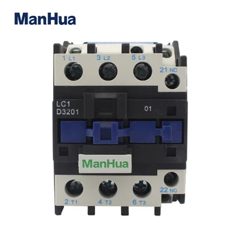 

ManHua Electric 32Amp 220V Times Use LC1-D32 Contactor Electric Contactor