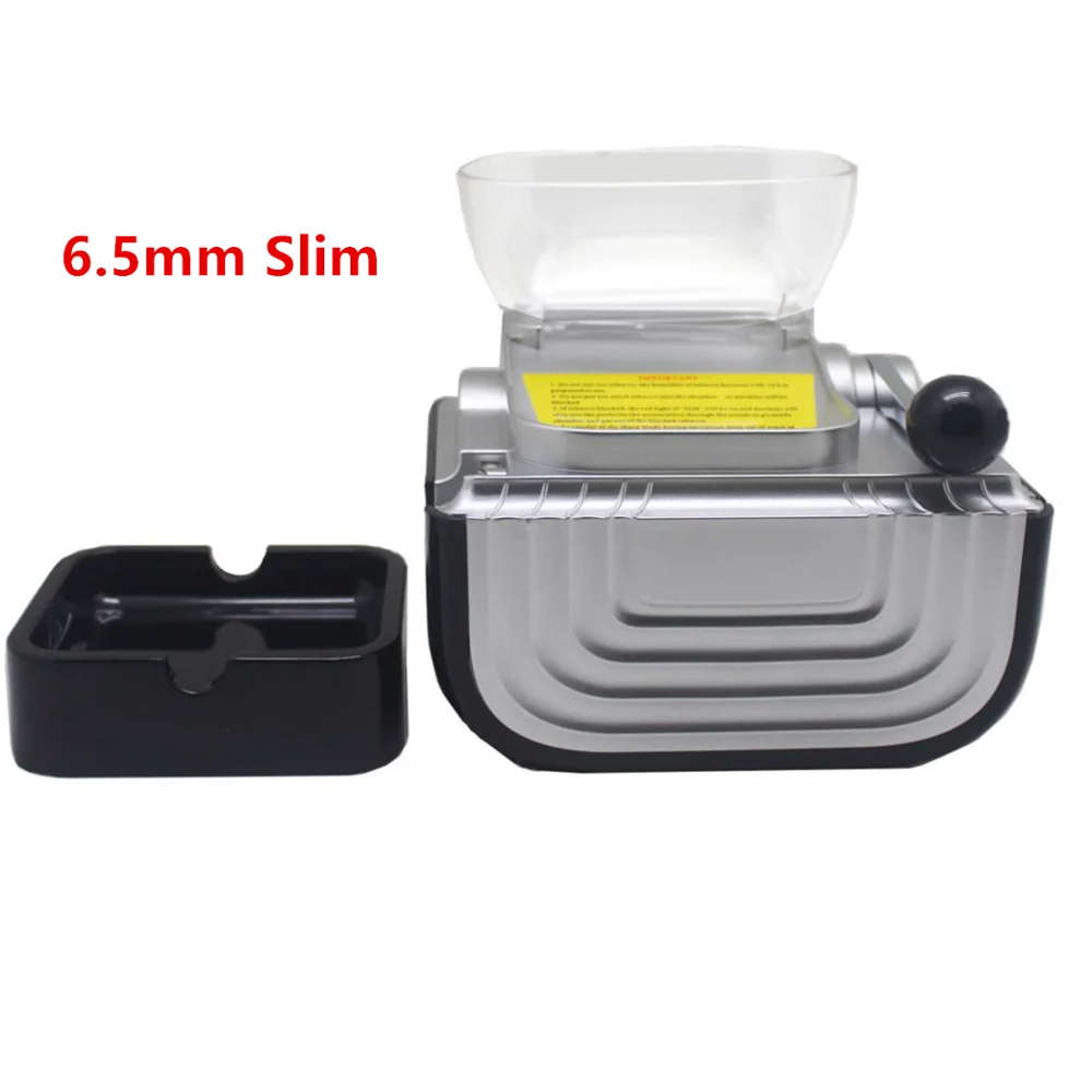 

6.5mm Slim and 8 Cigarette Rolling Machine Automatic Electric Cigarette Rolling Machine Men Gift Lighter Wrapping DIY Smoke Tool