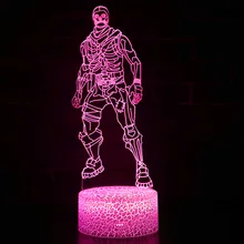 Acrylic Lights Game Accessories NightLight LED Sleep Light Projection Lamp Battle Royale Toys Kids Gifts