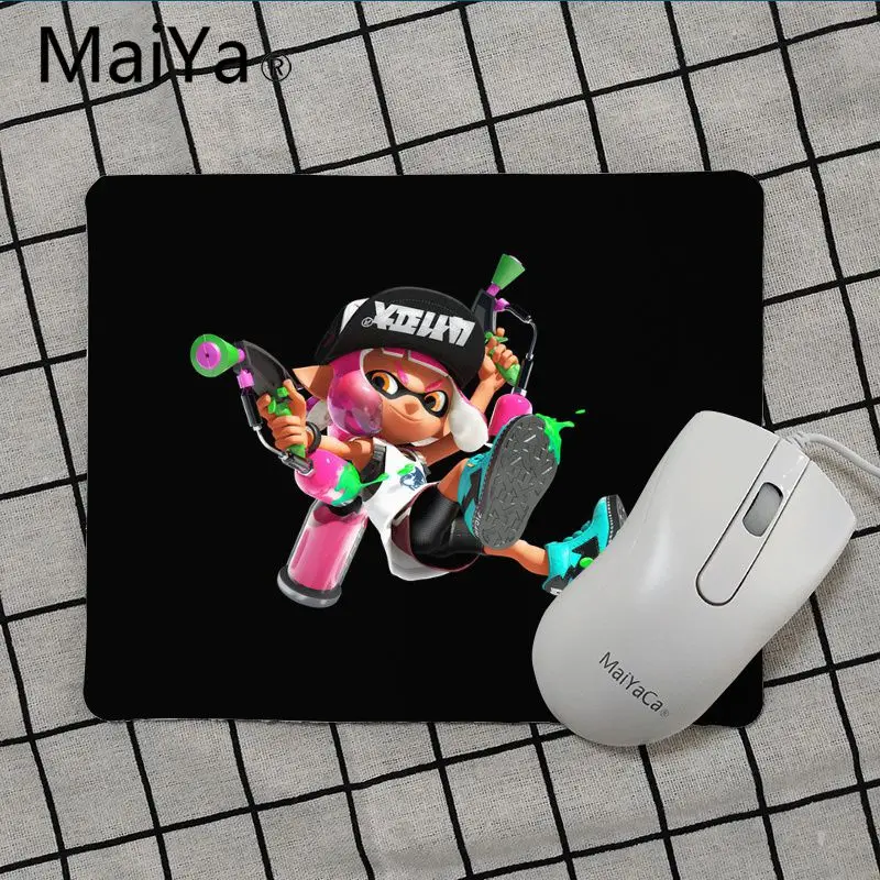 Maiya высокое качество Splatoon DIY дизайн игровой с узором коврик для мыши топ продаж игровой коврик для мыши - Цвет: No Lock Edge18x22cm