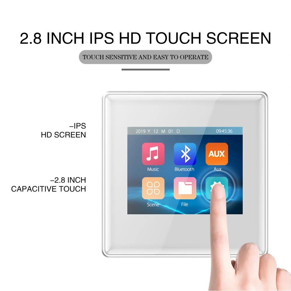 Домашние Усилители звука усилитель bluetooth динамика настенный фоновый музыкальный