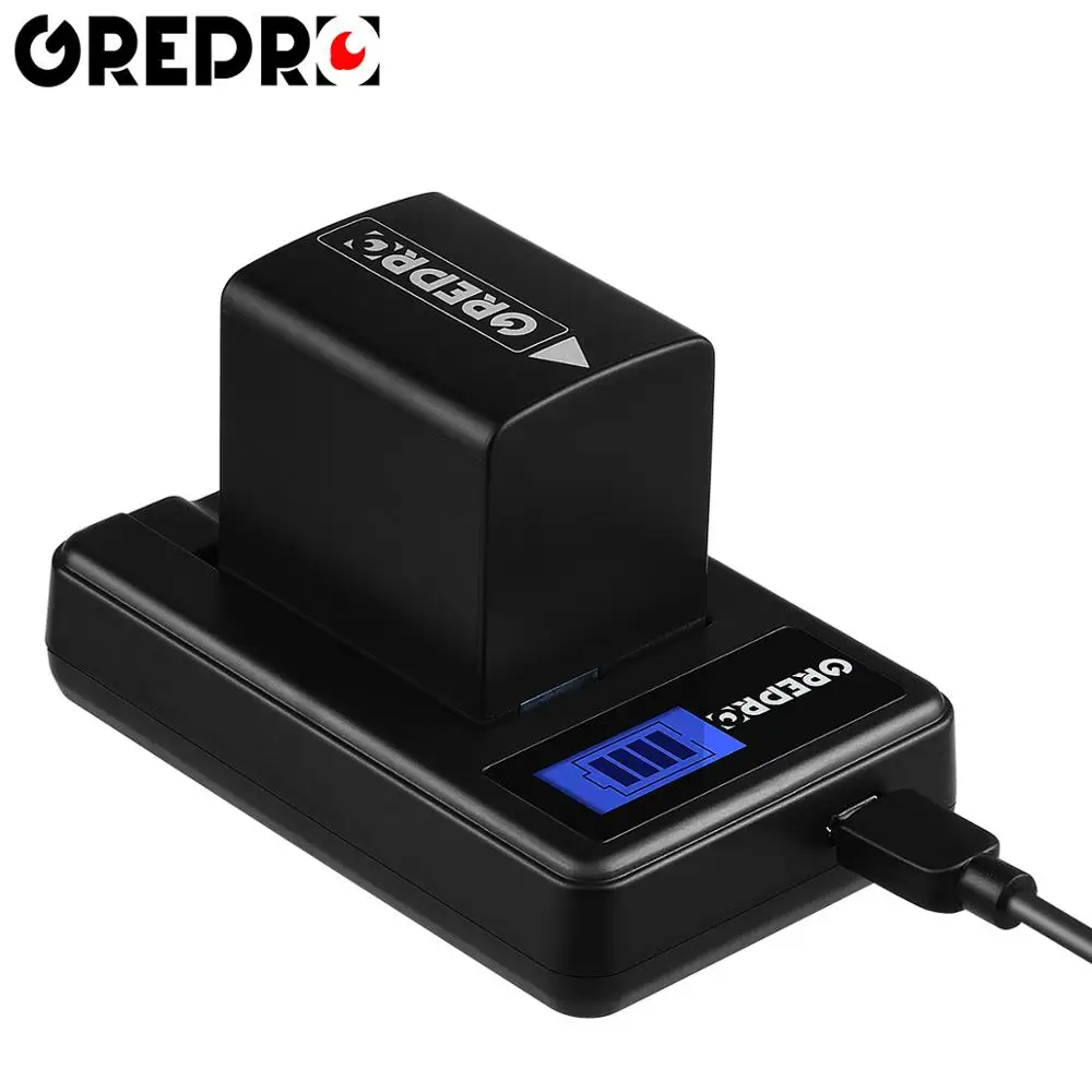 1Pc Bp-820 Bp 820 Batterie Per Foto/Videocamera + Lcd Usb Caricabatteria Per Canon Canon Xa20 Xa25 Hfg30 Hf M30 Hf M31 Hf M40