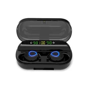 

V10 Wireless Earphone Mini Sport In-ear Headset Stereo Handsfree Noise Cancelling Earphones with Charging Box