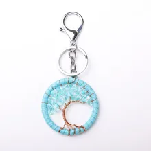 Подвеска для сумочки креативная полностью ручная работа для изготовления дерева жизни подвески с ключиками кожаная веревка фурнитура для брелоков для ключей аксессуары