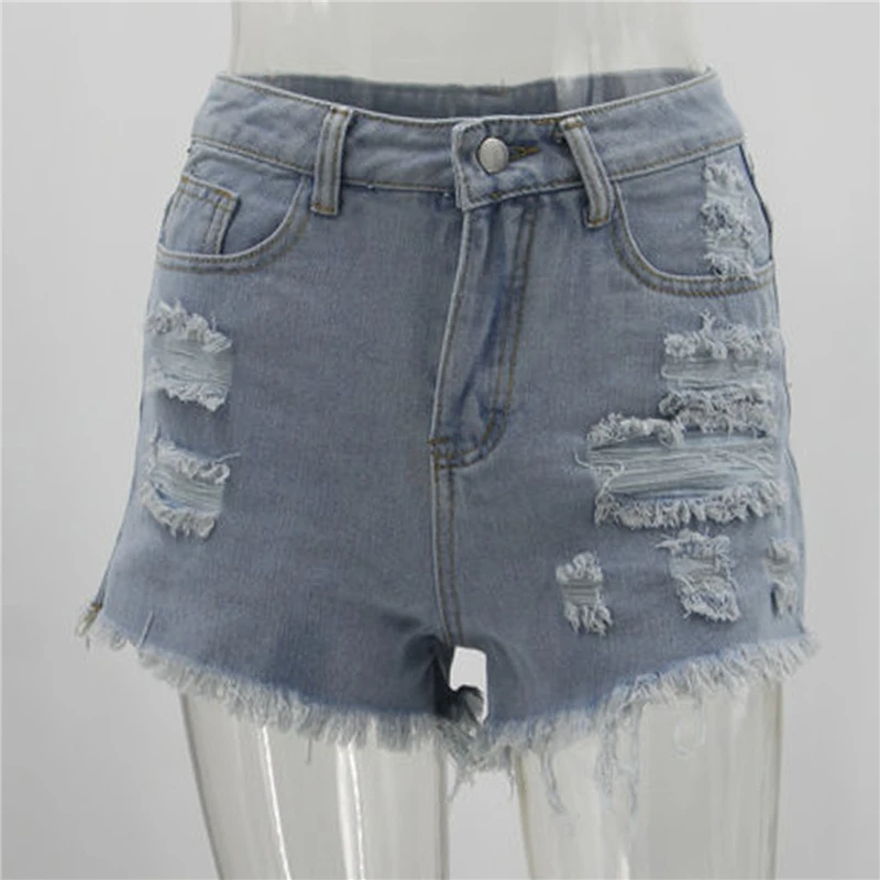 2021 Denim Shorts Women Ladies Washed 
