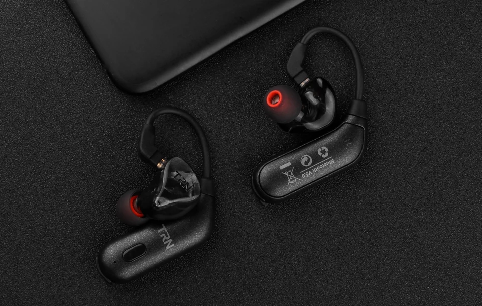 TRN BT20S APTX беспроводной Bluetooth 5,0 ушной крючок HIFI наушники 2PIN/MMCX разъем для TRN X6/IM1/IM2/V80/v30 Revonext QT5/QT2