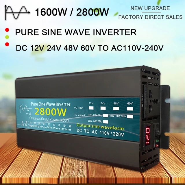 Reine sinus-wechselrichter 12v Power Inverter für 220v 4000w 8000w  Transformator Stromrichter Solar Inverter hybrid solar inverter - AliExpress