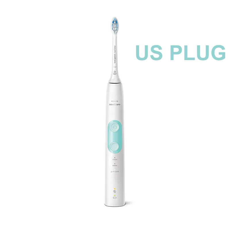 HX6817 Add US Plug Philips Sonicare HX6817/01 Electrict Зубная щётка ProtectiveClean 4100 доска Управление, Перезаряжаемые с Давление Сенсор, Стандартный - Цвет: HX6817 Add US Plug