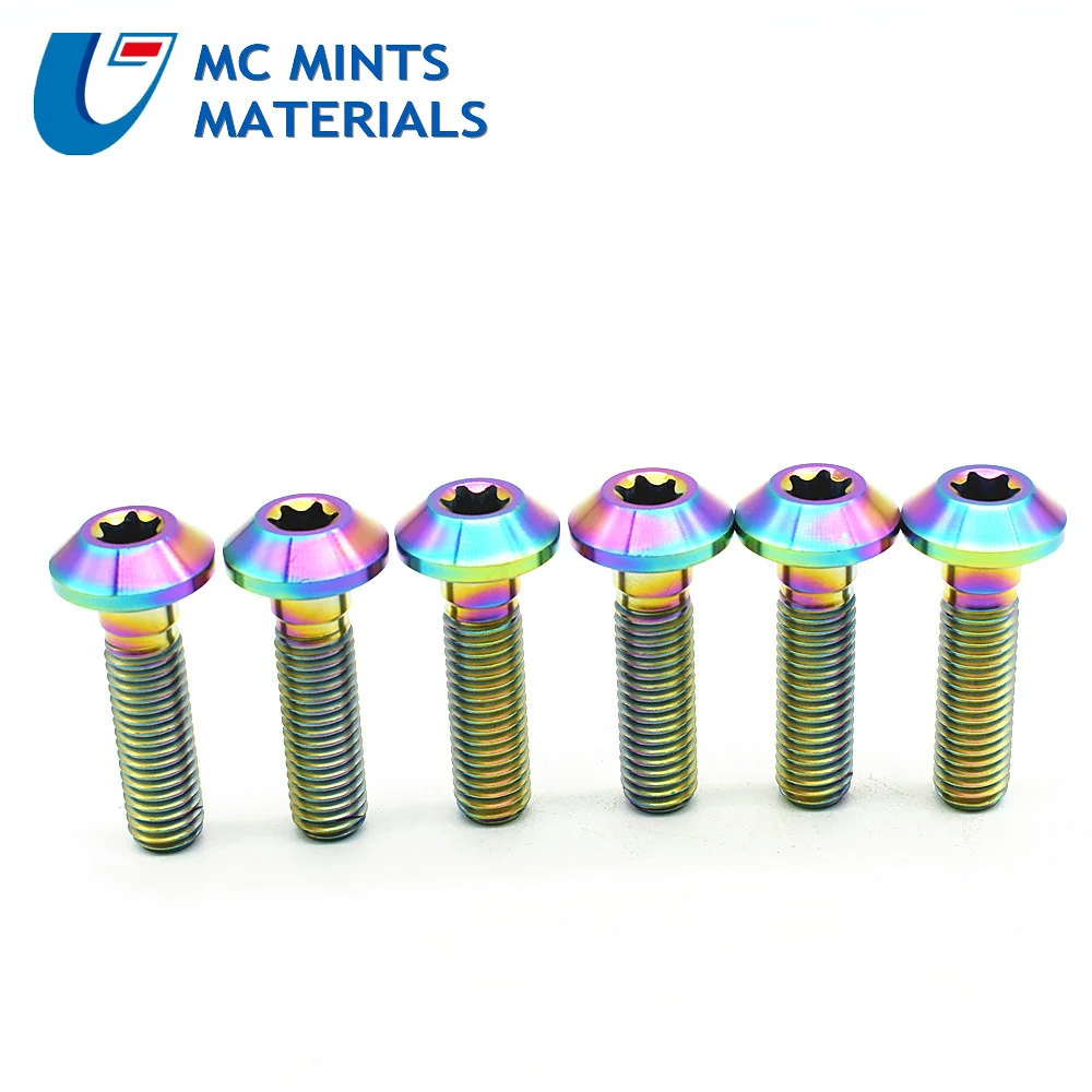 Titanium bolts M8 x30mm Multiple color  (6)