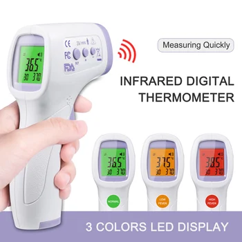 

Non-contact Digital Infrared Forehead Thermometer Temperature Measurement for Kids Children and Adults Home Thermometer Infrared